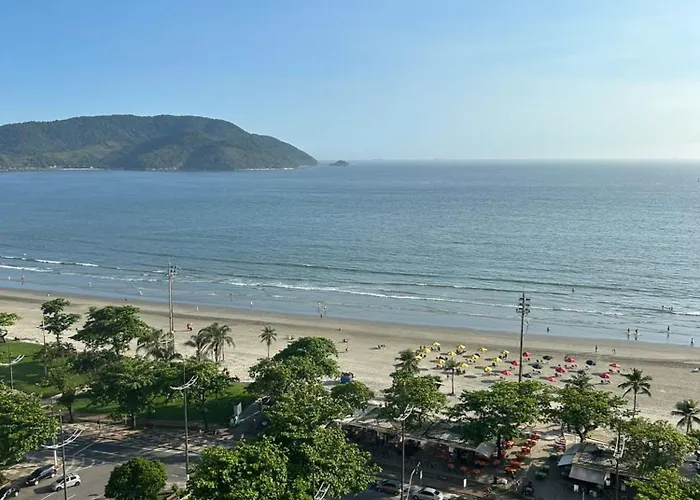 Apartamento Frente A Praia Do Embare Santos
