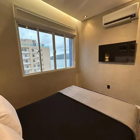 Apartamento Frente A Praia Do Embare Santos Exterior photo