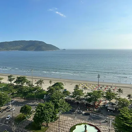 Apartamento Frente A Praia Do Embare Santos Exterior photo